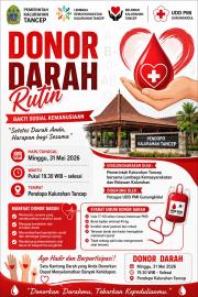 Sinergi Pemerintah Desa dan Relawan, Aksi Donor Darah Rutin di Kalurahan Tancep Berhasil Kumpulkan P
